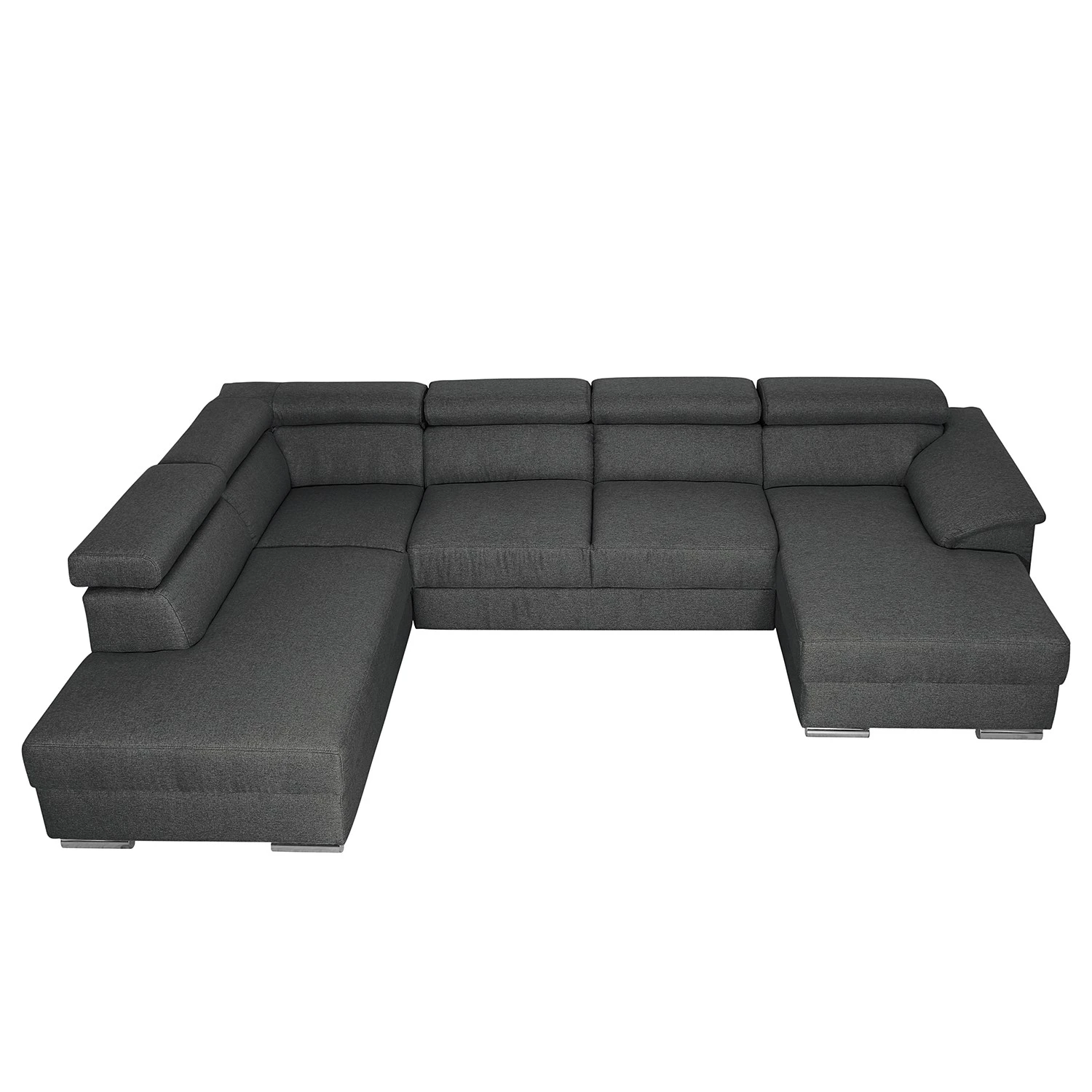 Modoform Wohnlandschaft Swaine - Webstoff - Anthrazit - Longchair davorstehend rechts - Ohne Schlaffunktion 7 Modoform Wohnlandschaft Swaine - Webstoff - Anthrazit - Longchair davorstehend rechts - Ohne Schlaffunktion – Bild 7