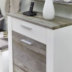 Loftscape Kommode Bickley - Weiß / Driftwood Dekor -Wohnzimmermöbel boutique en ligne 1000183588 190726 06000400128 DETAILS P000000001000183588