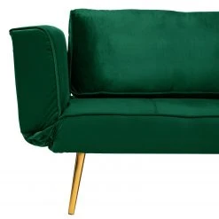 Jack & Alice Schlafsofa Behram III - Samt - Dunkelgrün -Wohnzimmermöbel boutique en ligne 1000183953 200204 08555500041 DETAILS P000000001000183953