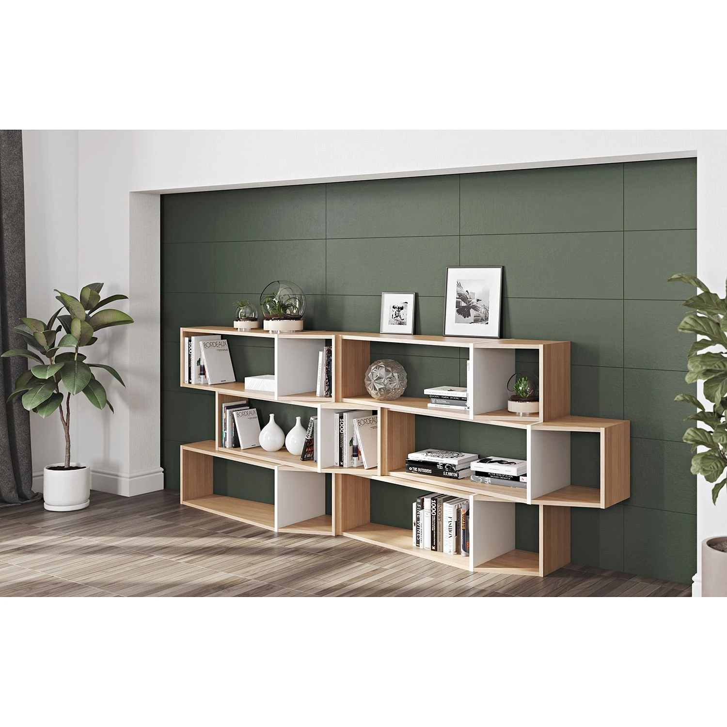 Temahome Regal One II - Eiche / Weiß 2 Temahome Regal One II - Eiche / Weiß – Bild 2