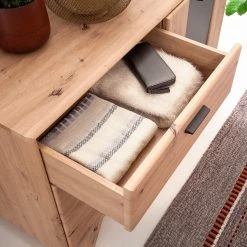 Naturoo Kommode Coulogne - Balkeneiche Dekor / Grau - Breite: 119 cm -Wohnzimmermöbel boutique en ligne 1000184638 190827 14261200059 DETAILS P000000001000184638