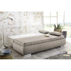 Loftscape Boxspring-Schlafsofa Madang Webstoff - Beige -Wohnzimmermöbel boutique en ligne 1000184684 191008 06432600062 MOOD DETAILS P000000001000184684 mood
