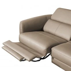 Loftscape Ecksofa Leary - Echtleder - Taupe - Longchair davorstehend rechts - Relaxfunktion -Wohnzimmermöbel boutique en ligne 1000185393 190917 17065200814 DETAILS P000000001000185393