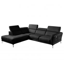 Loftscape Ecksofa Lebel - Echtleder - Schwarz - Ottomane davorstehend links - Relaxfunktion -Wohnzimmermöbel boutique en ligne 1000185428 190917 17072801177 DETAILS P000000001000185428