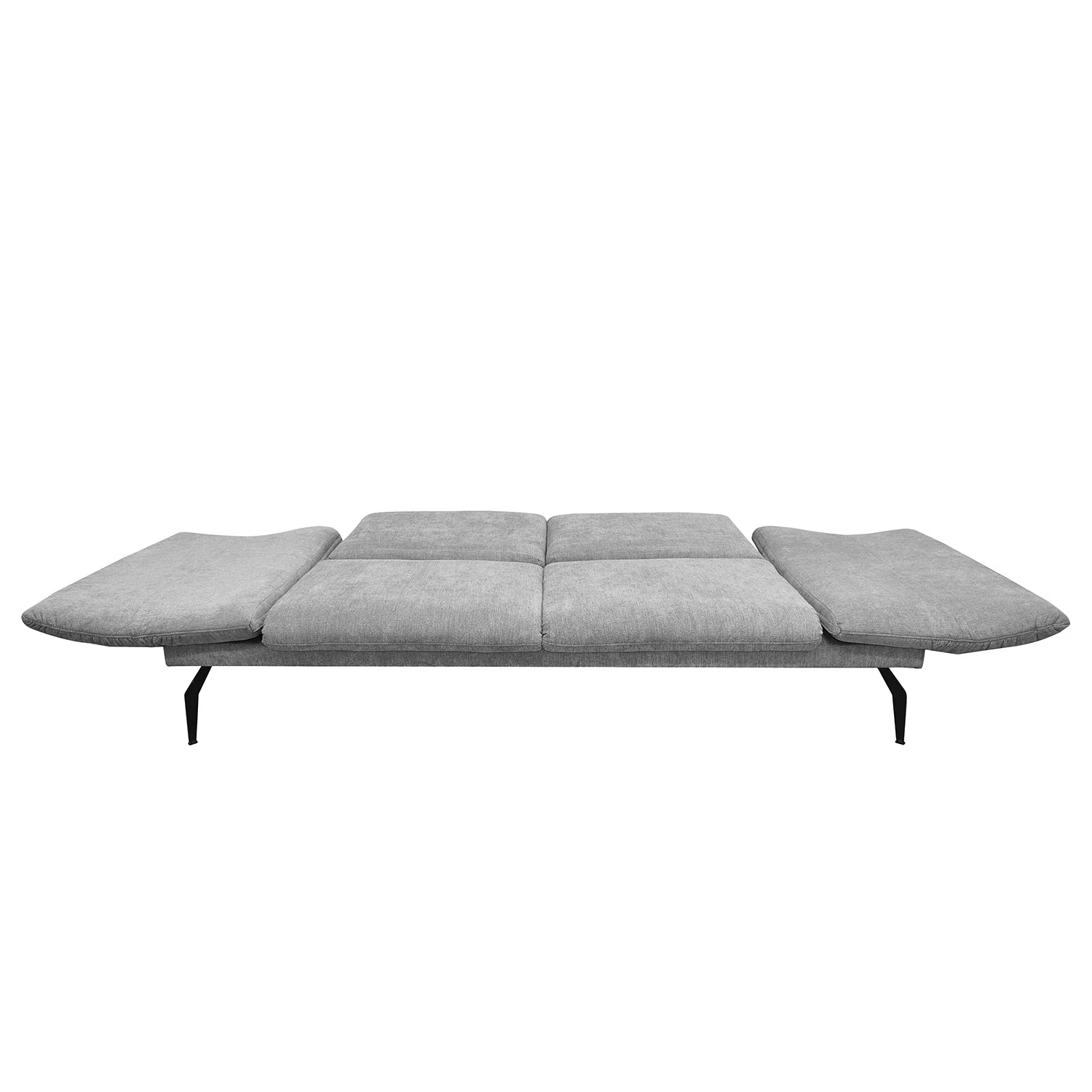 Loftscape Schlafsofa Morell I - Webstoff - Platin 5 Loftscape Schlafsofa Morell I - Webstoff - Platin – Bild 5