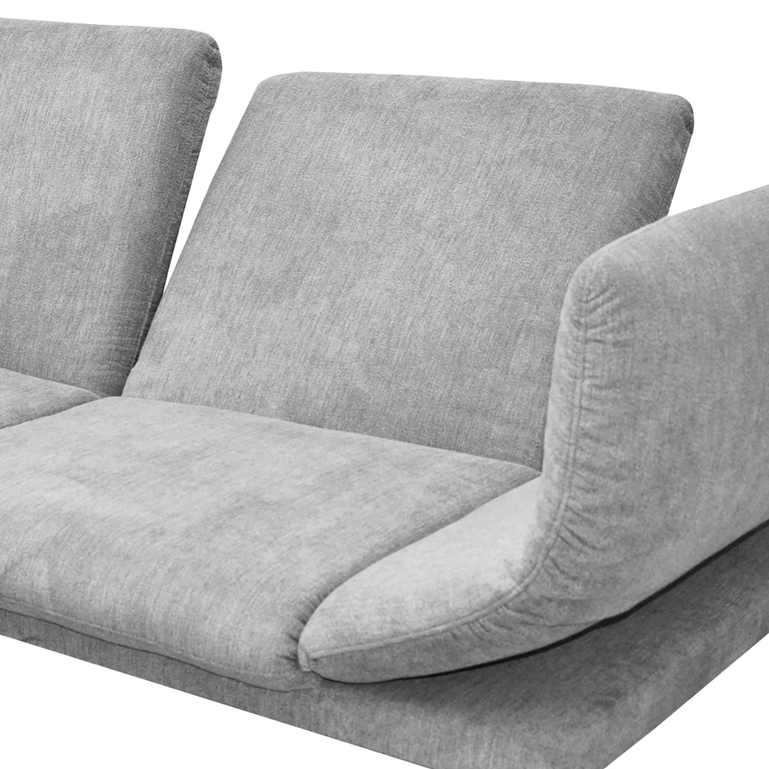 Loftscape Schlafsofa Morell I - Webstoff - Platin 7 Loftscape Schlafsofa Morell I - Webstoff - Platin – Bild 7