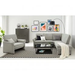 Modoform Sessel Capoma II - Antiklederlook - Lichtgrau - Breite: 100 cm -Wohnzimmermöbel boutique en ligne 1000186789 210323 15262602117 MOOD DETAILS P000000001000186789 mood