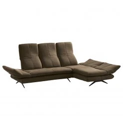 Loftscape Ecksofa Whaltey III - Antiklederlook - Dunkelbraun - Longchair davorstehend rechts -Wohnzimmermöbel boutique en ligne 1000186822 210323 15265702200 DETAILS P000000001000186822