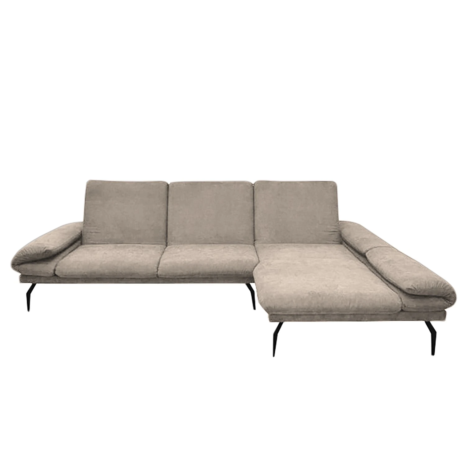 Loftscape Ecksofa Morell I - Microfaser - Kaschmir - Longchair davorstehend rechts 4 Loftscape Ecksofa Morell I - Microfaser - Kaschmir - Longchair davorstehend rechts – Bild 4