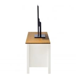 Maison Belfort TV-Lowboard Rivery - Kiefer massiv - Weiß -Wohnzimmermöbel boutique en ligne 1000187577 200205 11113200047 DETAILS P000000001000187577