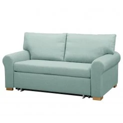 Fredriks Schlafsofa Latina XIX - Flachgewebe - Pastellblau - Breite: 165 cm