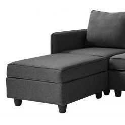 Fredriks Wohnlandschaft Lavara - Webstoff - Dunkelgrau -Wohnzimmermöbel boutique en ligne 1000189253 191017 09474300013 DETAILS P000000001000189253