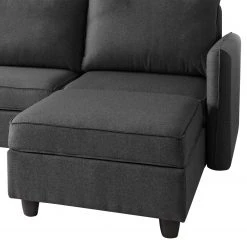 Fredriks Wohnlandschaft Lavara - Webstoff - Dunkelgrau -Wohnzimmermöbel boutique en ligne 1000189253 191017 09474300015 DETAILS P000000001000189253