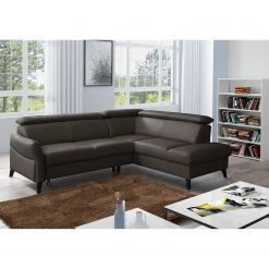 Loftscape Ecksofa Junin - Echtleder / Kunstleder - Dunkelbraun - Ottomane davorstehend rechts - Schlaffunktion - Bettkasten 11 Loftscape Ecksofa Junin - Echtleder / Kunstleder - Dunkelbraun - Ottomane davorstehend rechts - Schlaffunktion - Bettkasten -Wohnzimmermöbel boutique en ligne 1000189625 191016 15040300545 MOOD DETAILS P000000001000189625 mood