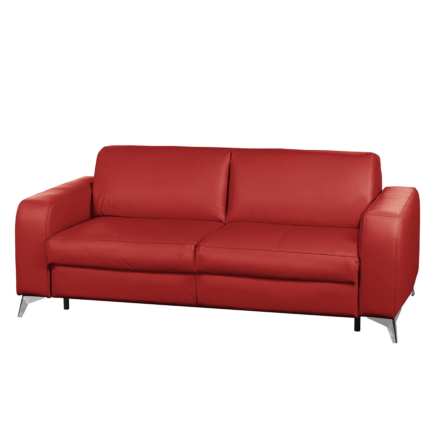 Loftscape Schlafsofa Formosa - Echtleder - Rot 1 Loftscape Schlafsofa Formosa - Echtleder - Rot