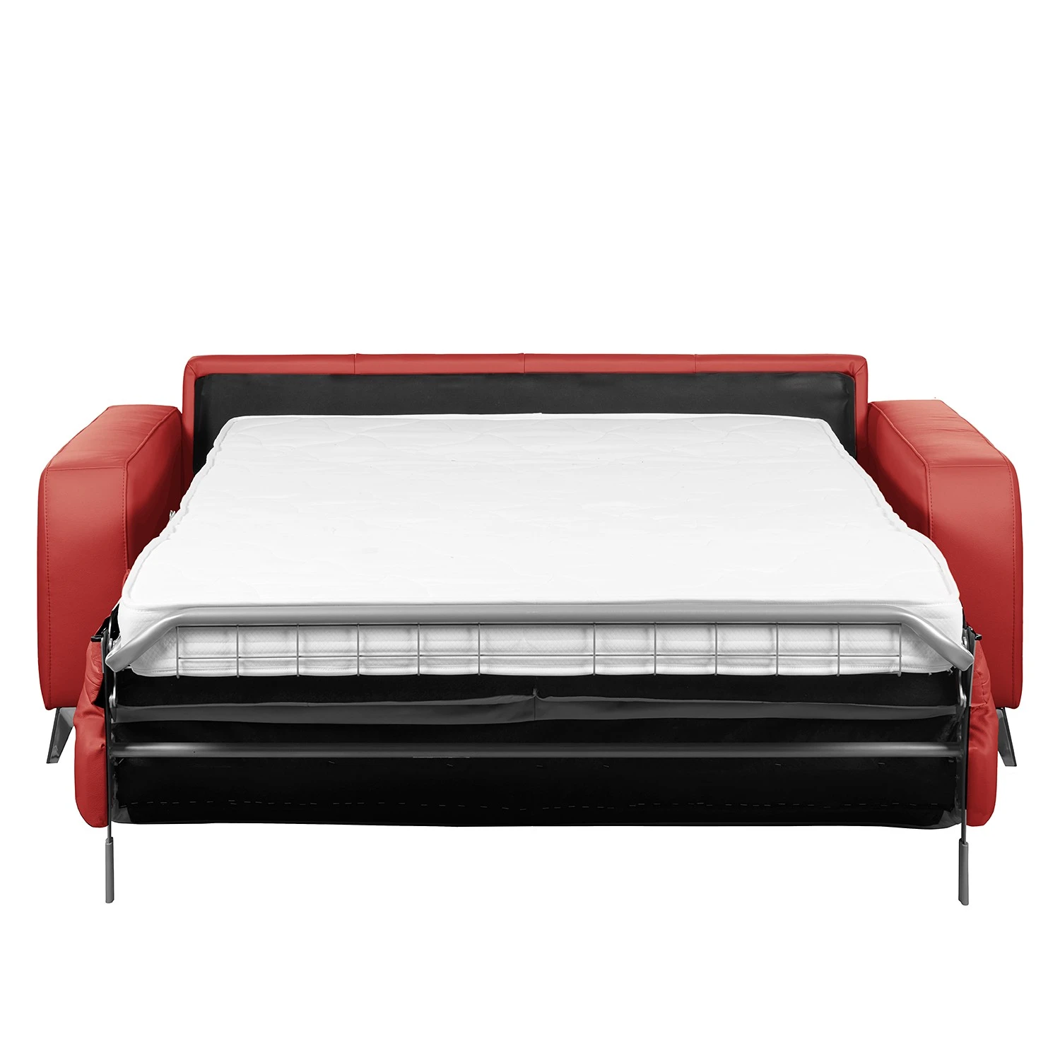 Loftscape Schlafsofa Formosa - Echtleder - Rot 5 Loftscape Schlafsofa Formosa - Echtleder - Rot – Bild 5