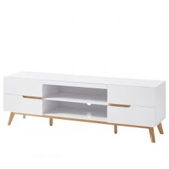 Mørteens Wohnkombination Tenabo II (4-teilig) - Matt Weiß / Asteiche -Wohnzimmermöbel boutique en ligne 1000191376 200121 14363200015 DETAILS P000000001000191376