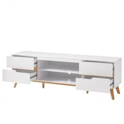 Mørteens Wohnkombination Tenabo II (4-teilig) - Matt Weiß / Asteiche -Wohnzimmermöbel boutique en ligne 1000191376 200121 14363200016 DETAILS P000000001000191376