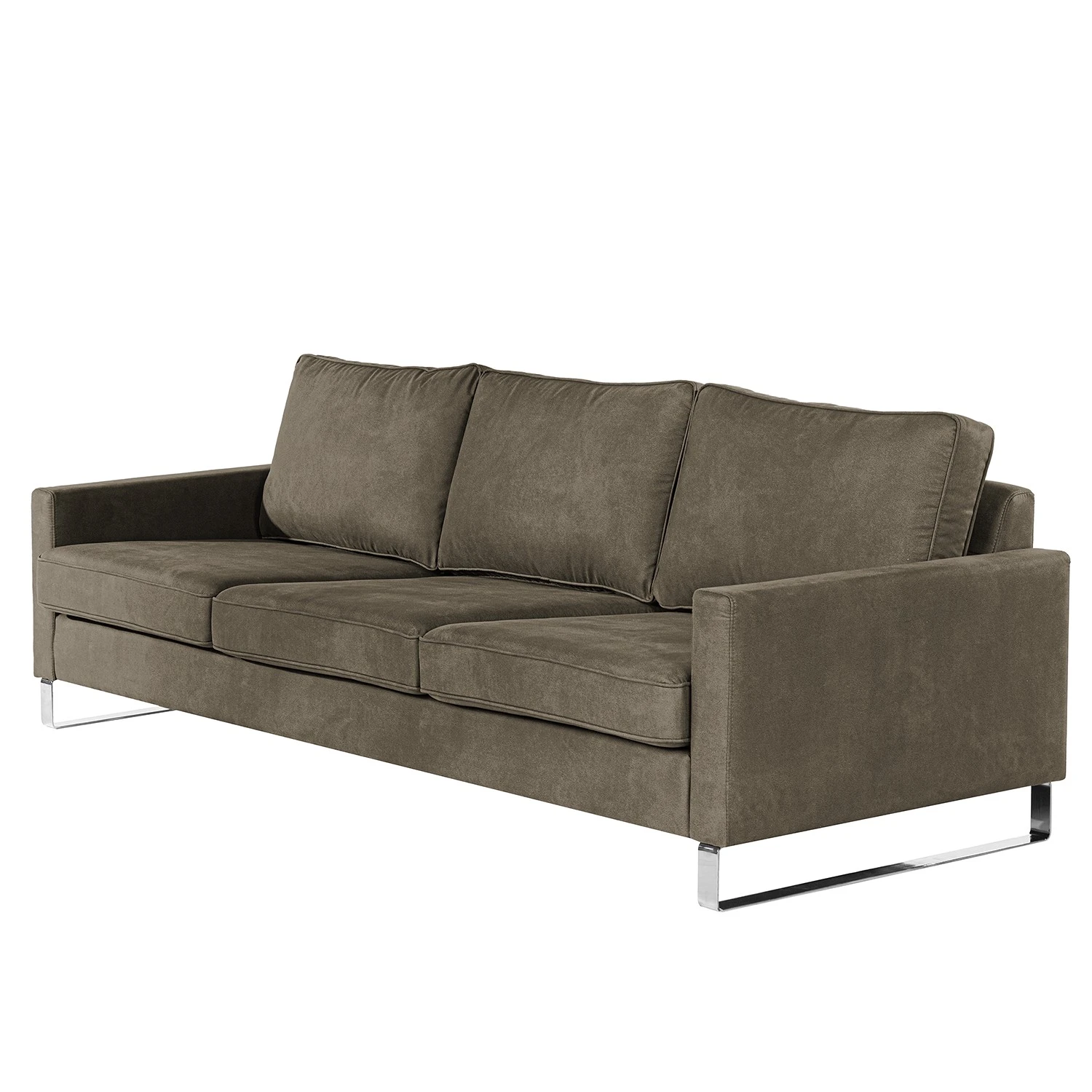 Loftscape Sofa Radon I (3-Sitzer) - Samt - Microfaser Bice: Dunkelbraun 1 Loftscape Sofa Radon I (3-Sitzer) - Samt - Microfaser Bice: Dunkelbraun