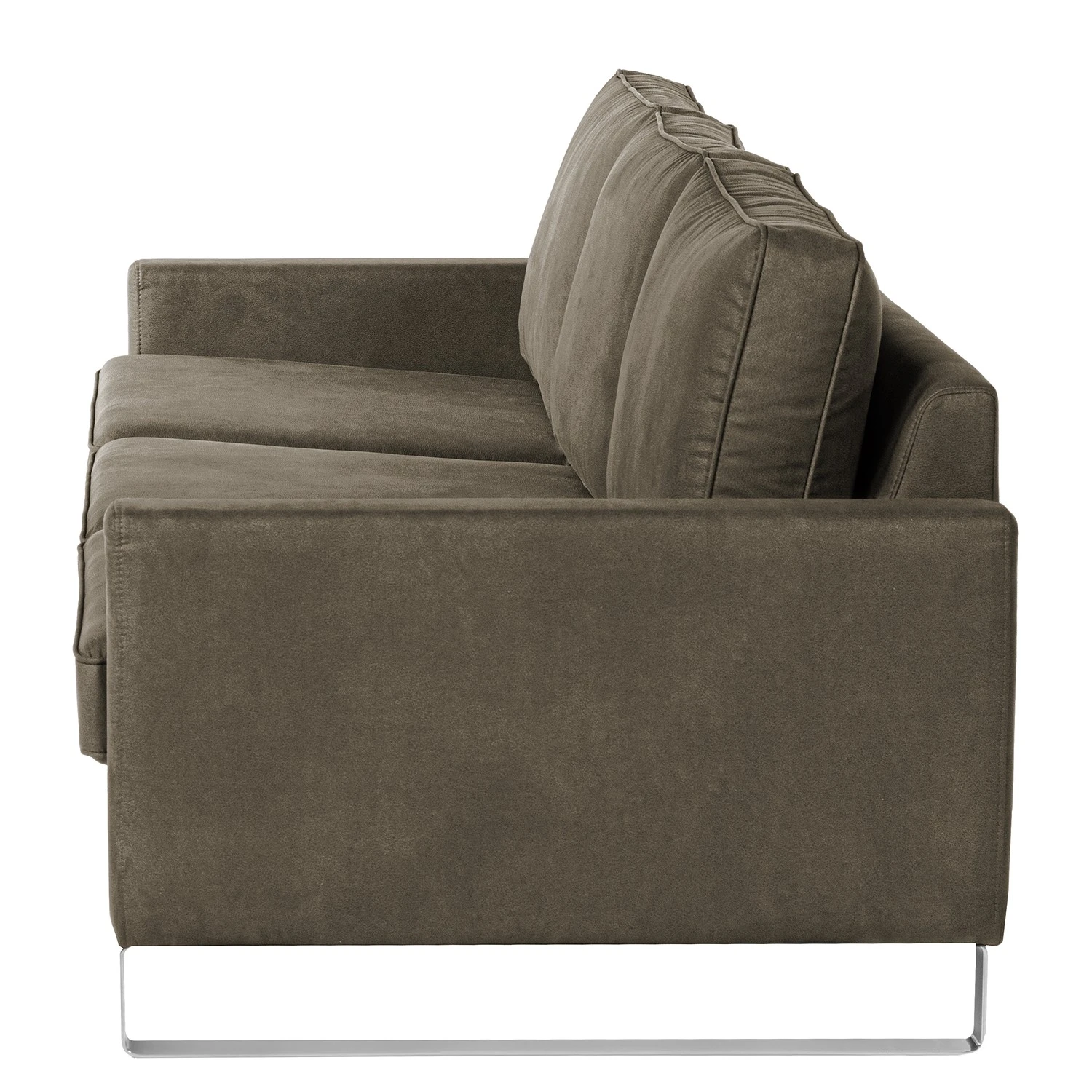 Loftscape Sofa Radon I (3-Sitzer) - Samt - Microfaser Bice: Dunkelbraun 3 Loftscape Sofa Radon I (3-Sitzer) - Samt - Microfaser Bice: Dunkelbraun – Bild 3