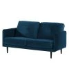 Norrwood Sofa Pigna (2,5-Sitzer) - Webstoff - Samt Ravi: Marineblau