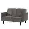 Norrwood Sofa Pigna (2-Sitzer) - Webstoff - Samt Ravi: Taupe