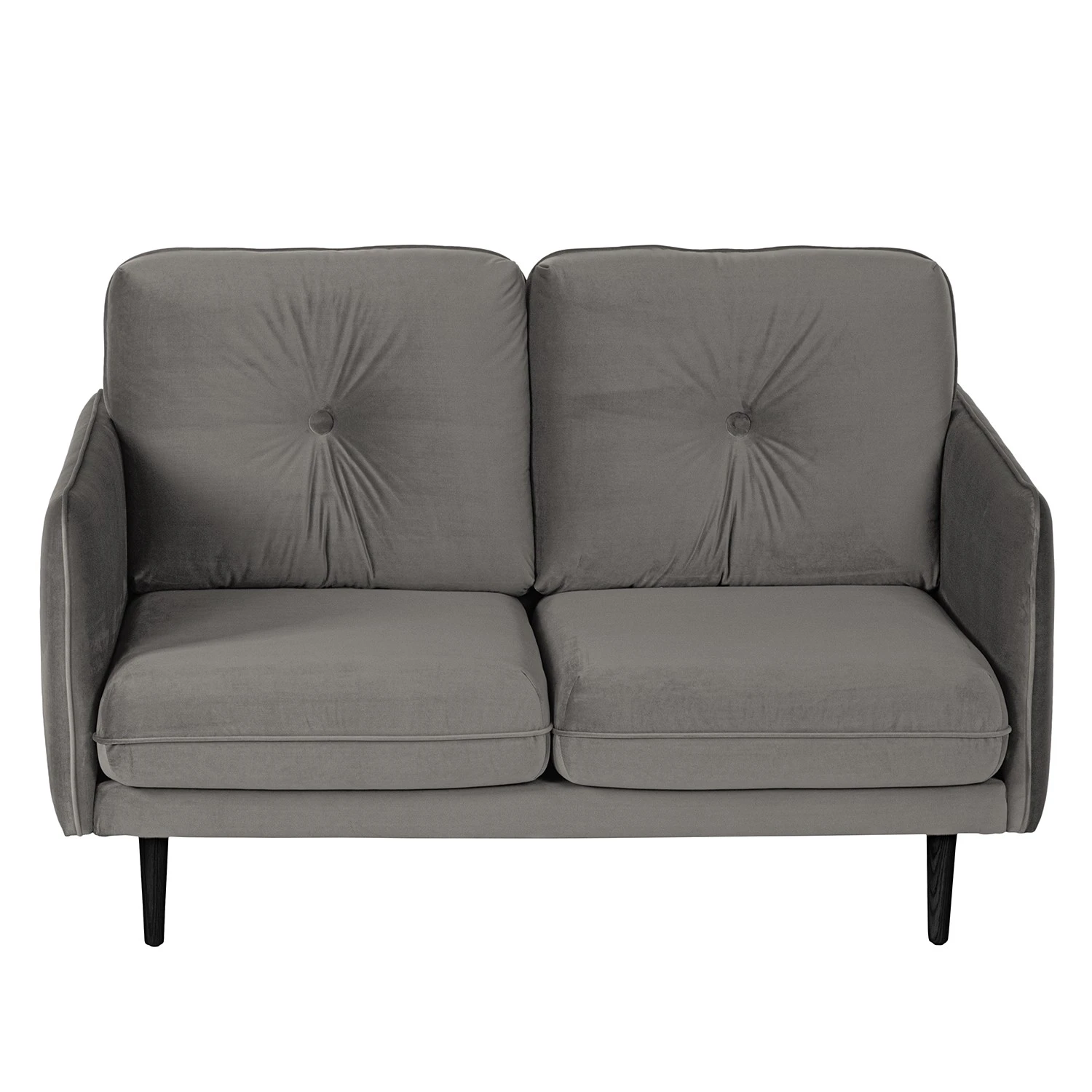 Norrwood Sofa Pigna (2-Sitzer) - Webstoff - Samt Ravi: Taupe 5 Norrwood Sofa Pigna (2-Sitzer) - Webstoff - Samt Ravi: Taupe – Bild 5