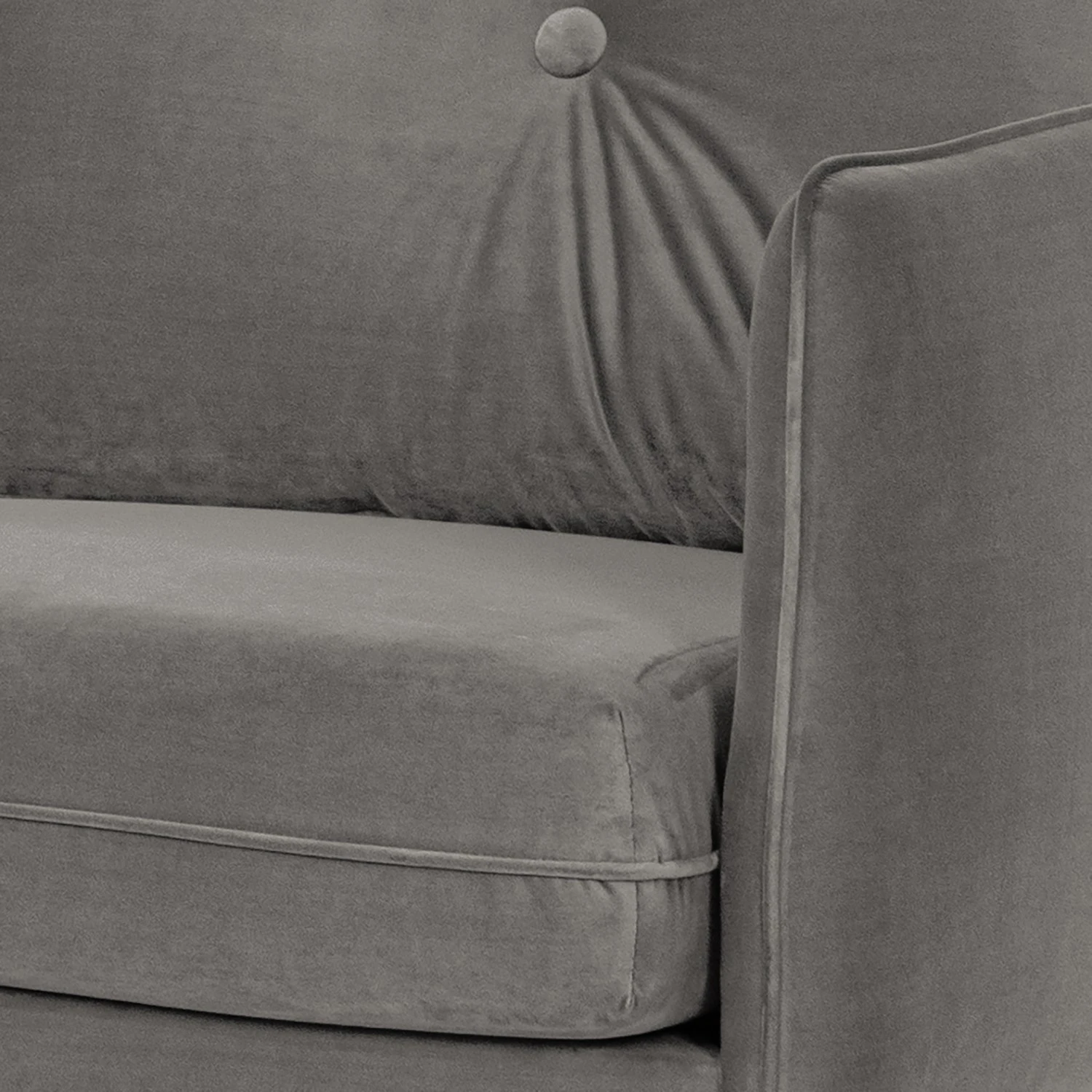 Norrwood Sofa Pigna (2-Sitzer) - Webstoff - Samt Ravi: Taupe 7 Norrwood Sofa Pigna (2-Sitzer) - Webstoff - Samt Ravi: Taupe – Bild 7