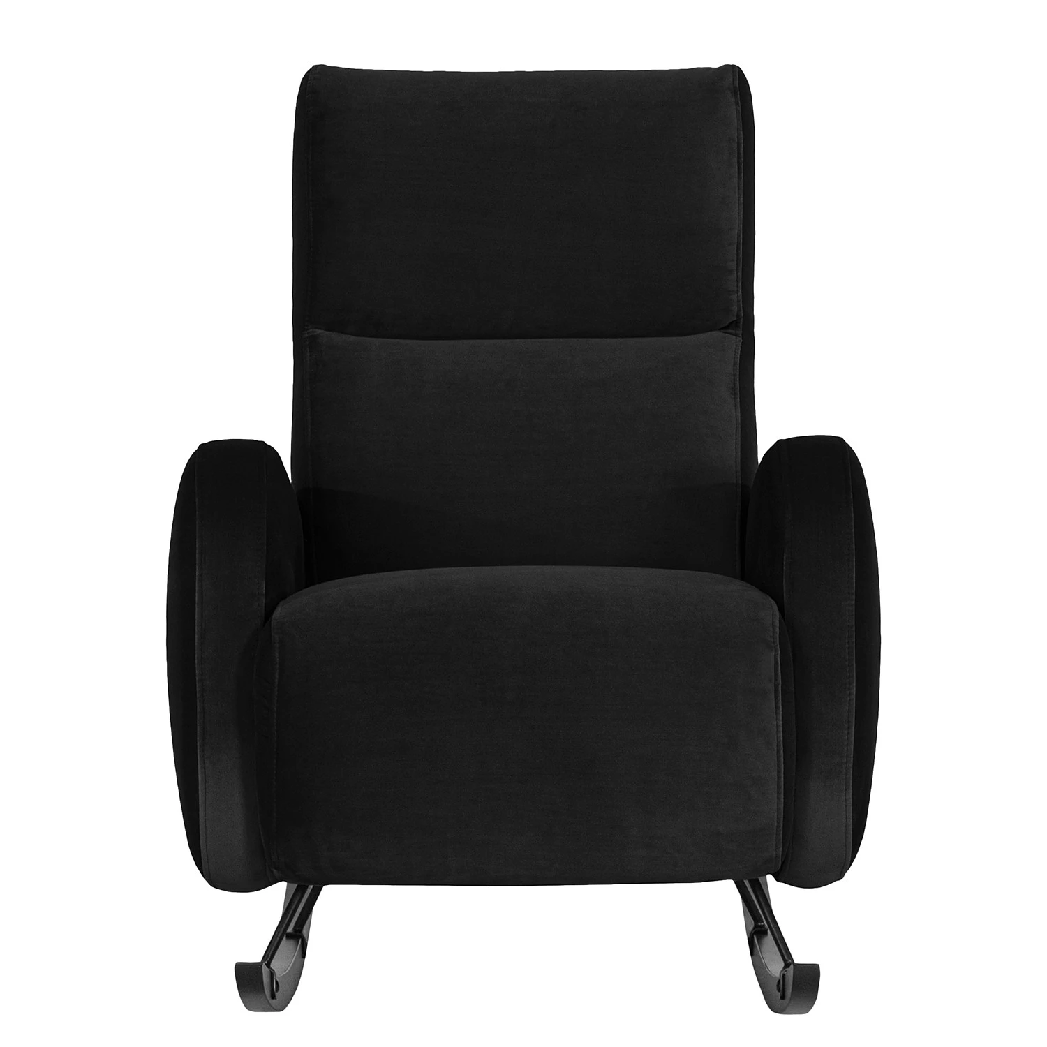 Norrwood Schaukelsessel Vains I - Samt - Samt Ravi: Schwarz 2 Norrwood Schaukelsessel Vains I - Samt - Samt Ravi: Schwarz – Bild 2