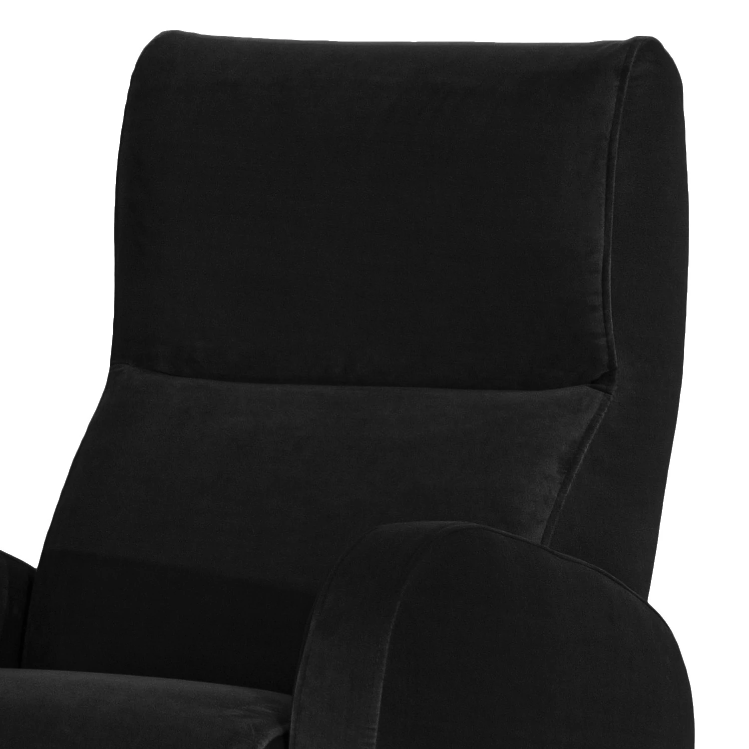 Norrwood Schaukelsessel Vains I - Samt - Samt Ravi: Schwarz 5 Norrwood Schaukelsessel Vains I - Samt - Samt Ravi: Schwarz – Bild 5