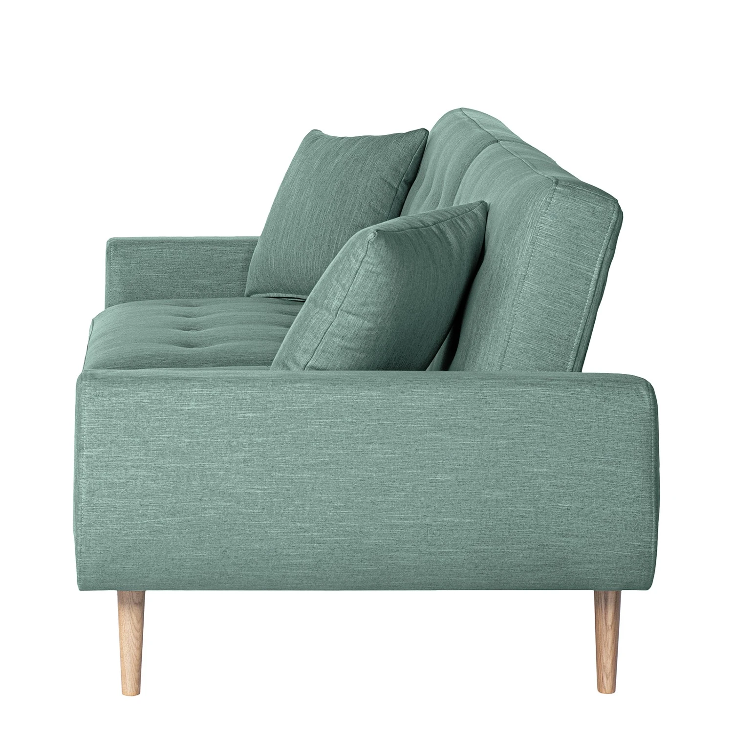 Norrwood Schlafsofa Vaise I - Samt - Webstoff Meara: Mintgrau 6 Norrwood Schlafsofa Vaise I - Samt - Webstoff Meara: Mintgrau – Bild 6