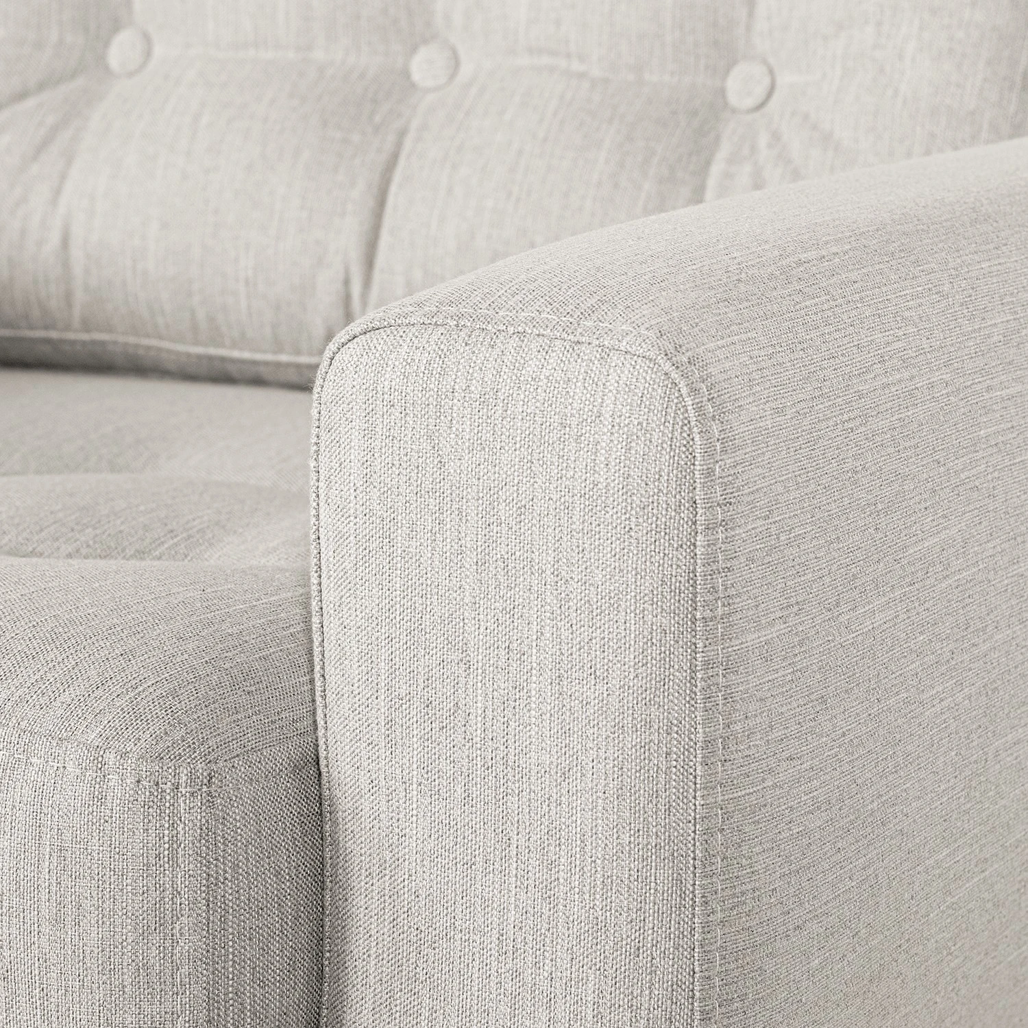 Norrwood Sofa Vaise I (2-Sitzer) - Samt - Webstoff Meara: Hellgrau 7 Norrwood Sofa Vaise I (2-Sitzer) - Samt - Webstoff Meara: Hellgrau – Bild 7