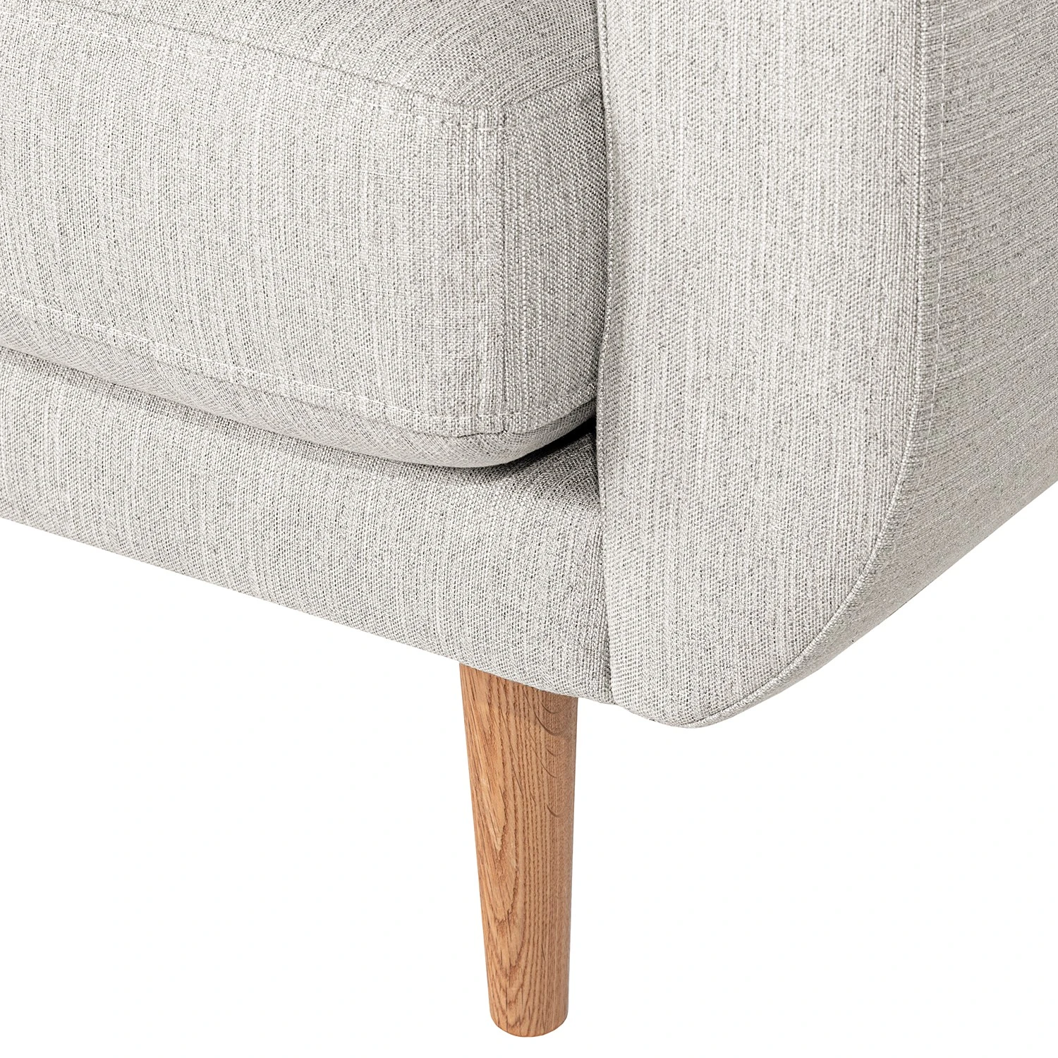 Norrwood Sofa Vaise I (2-Sitzer) - Samt - Webstoff Meara: Hellgrau 8 Norrwood Sofa Vaise I (2-Sitzer) - Samt - Webstoff Meara: Hellgrau – Bild 8