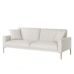 Norrwood Schlafsofa Sauvo I - Webstoff Meara: Hellgrau