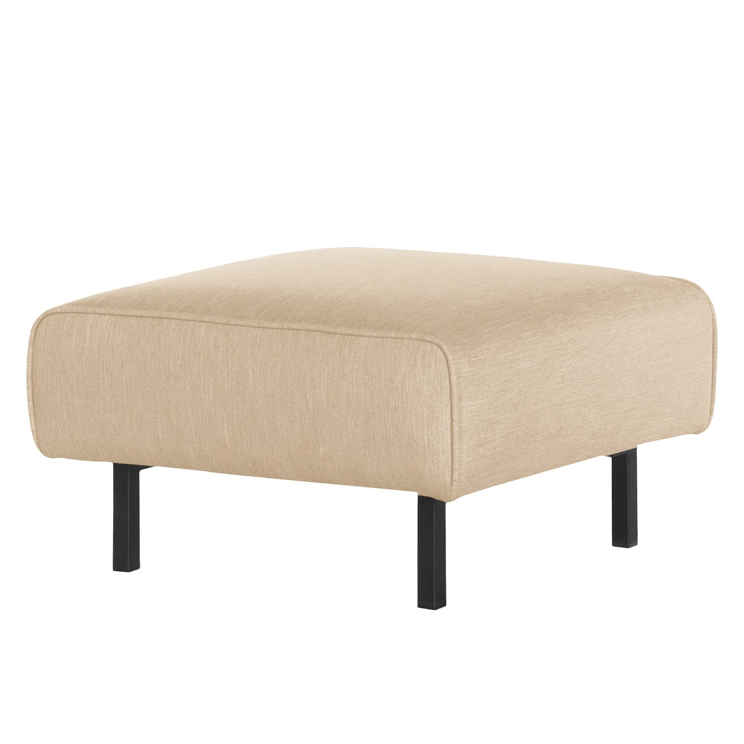 Norrwood Polsterhocker Tapio I - Samt - Webstoff Meara: Beige 1 Norrwood Polsterhocker Tapio I - Samt - Webstoff Meara: Beige