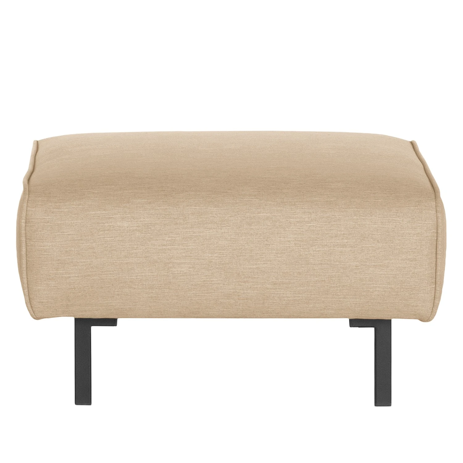 Norrwood Polsterhocker Tapio I - Samt - Webstoff Meara: Beige 2 Norrwood Polsterhocker Tapio I - Samt - Webstoff Meara: Beige – Bild 2