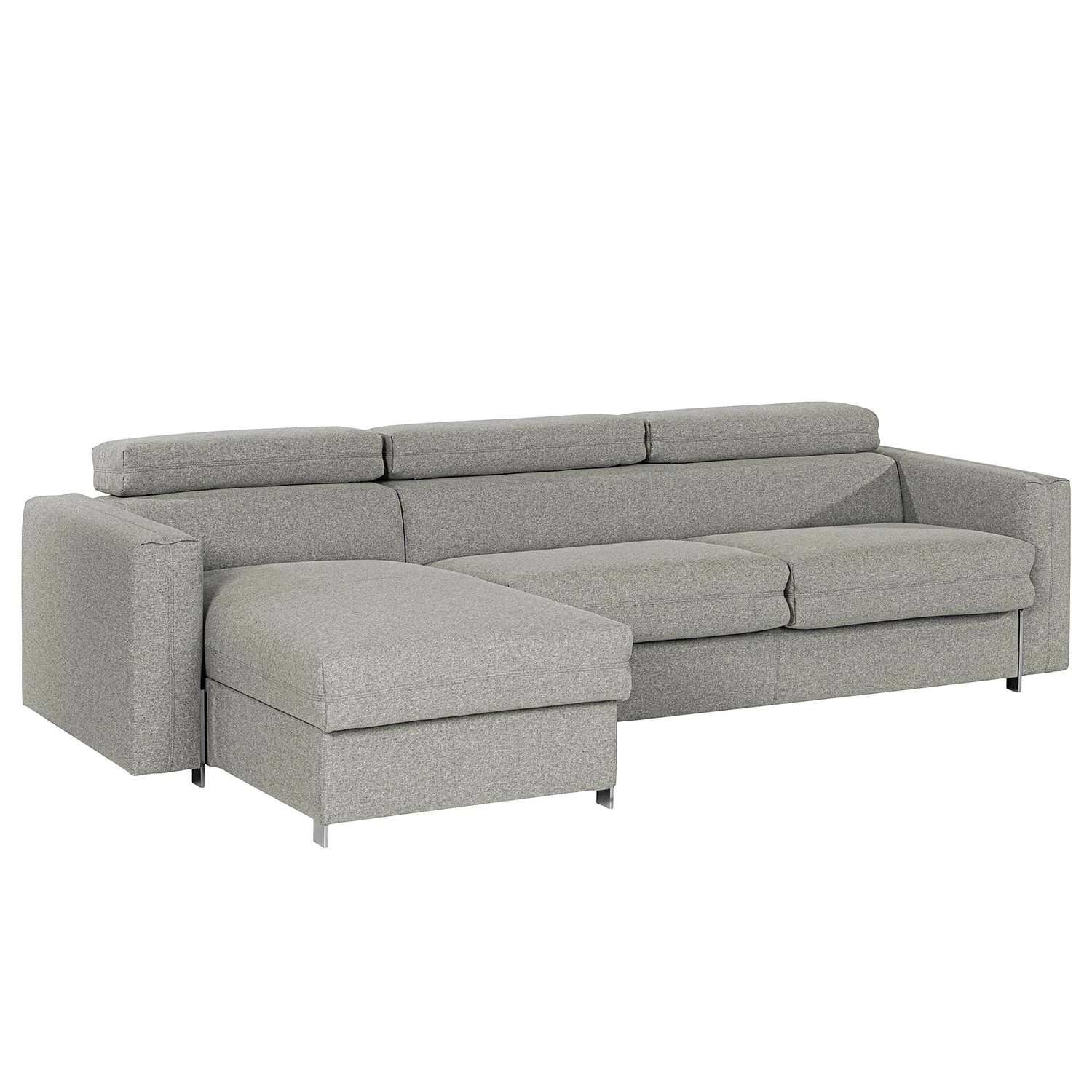 Loftscape Ecksofa Wissant I - Antiklederlook - Webstoff Confia: Hellgrau 9 Loftscape Ecksofa Wissant I - Antiklederlook - Webstoff Confia: Hellgrau – Bild 9