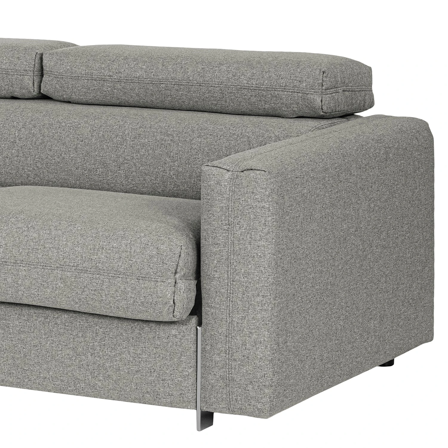 Loftscape Ecksofa Wissant I - Antiklederlook - Webstoff Confia: Hellgrau 10 Loftscape Ecksofa Wissant I - Antiklederlook - Webstoff Confia: Hellgrau – Bild 10