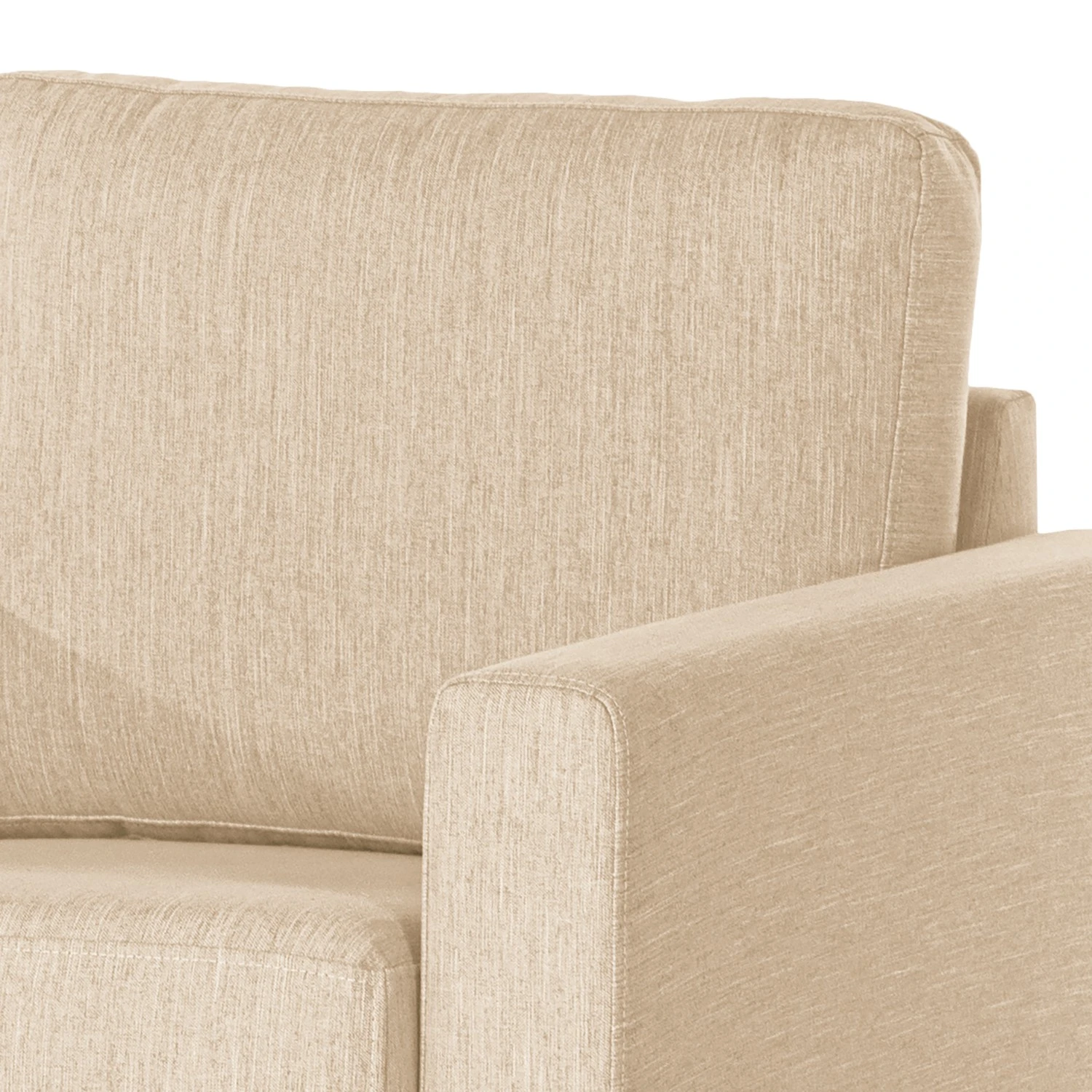 Norrwood Ecksofa Sauvo I - Samt - Webstoff Meara: Beige - Longchair davorstehend links 12 Norrwood Ecksofa Sauvo I - Samt - Webstoff Meara: Beige - Longchair davorstehend links – Bild 12