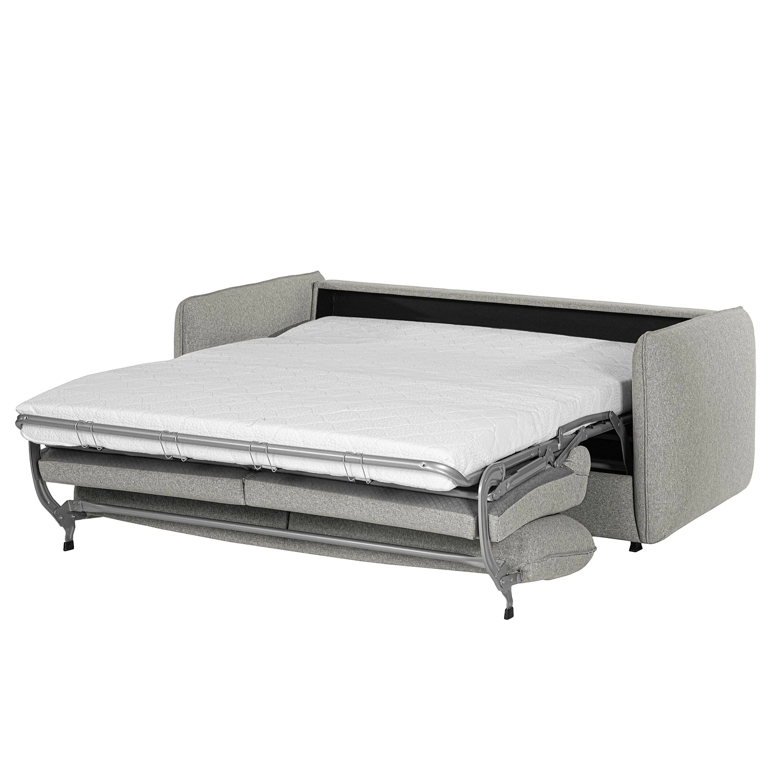 Norrwood Schlafsofa Kayla I - Samt - Webstoff Voer: Grau 3 Norrwood Schlafsofa Kayla I - Samt - Webstoff Voer: Grau – Bild 3