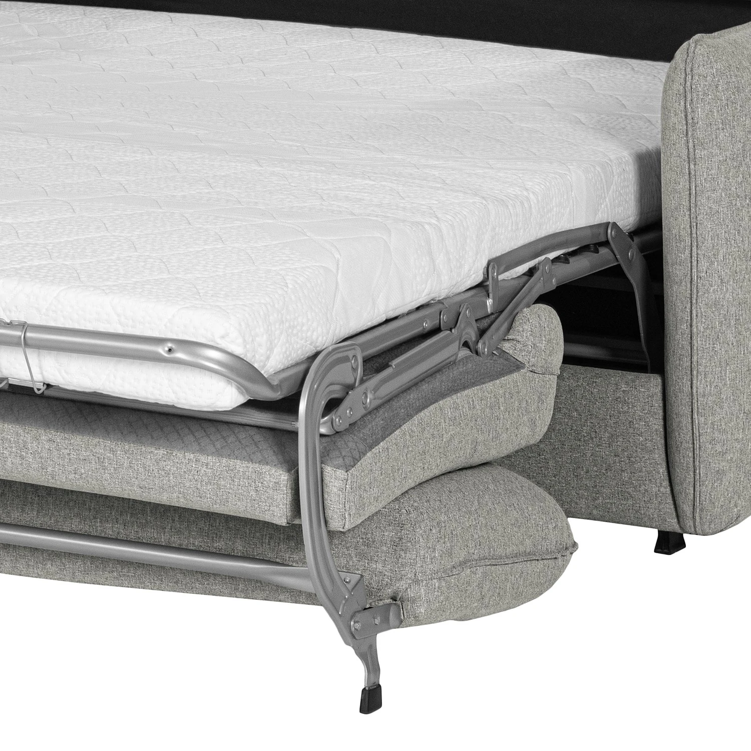 Norrwood Schlafsofa Kayla I - Samt - Webstoff Voer: Grau 11 Norrwood Schlafsofa Kayla I - Samt - Webstoff Voer: Grau – Bild 11