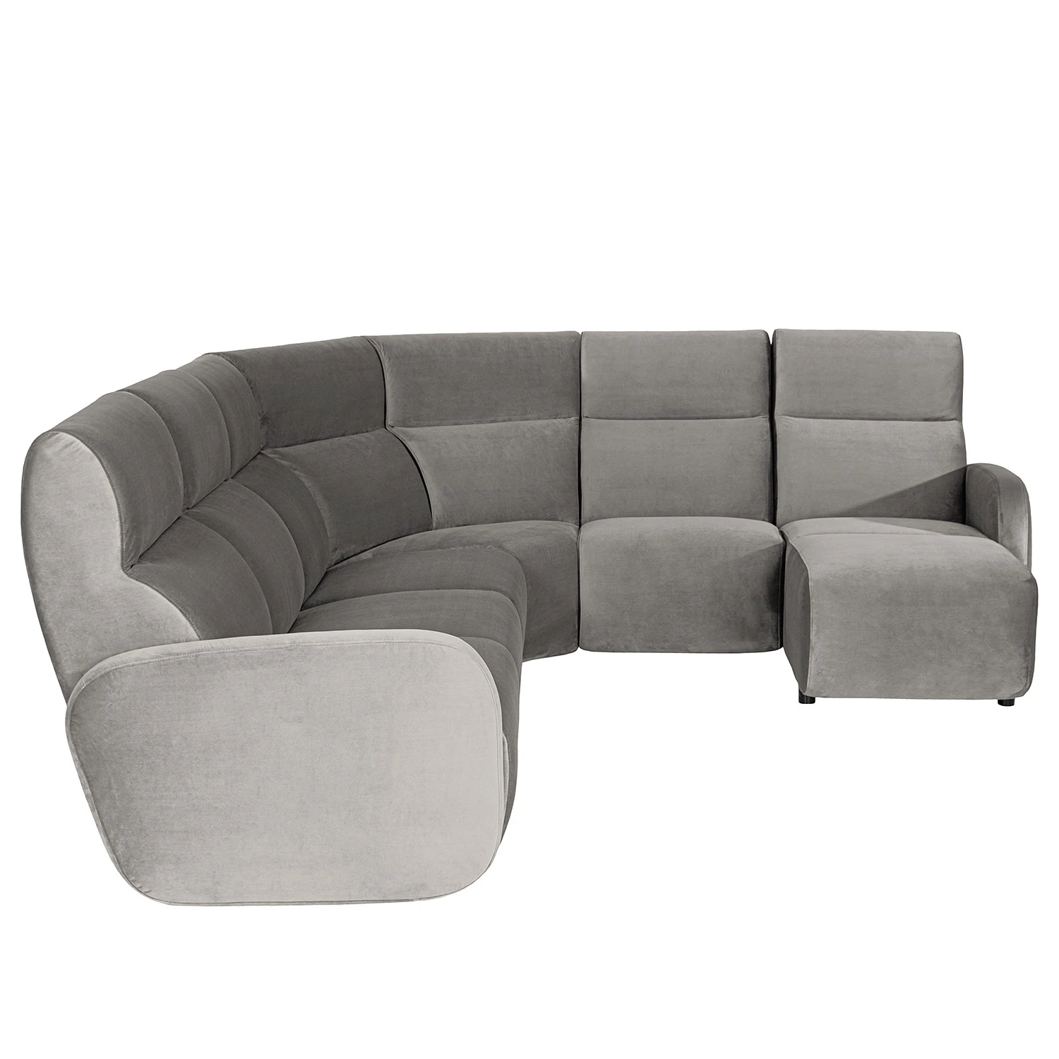 Loftscape Ecksofa Mezin I - Samt - Samt Ravi: Taupe 4 Loftscape Ecksofa Mezin I - Samt - Samt Ravi: Taupe – Bild 4