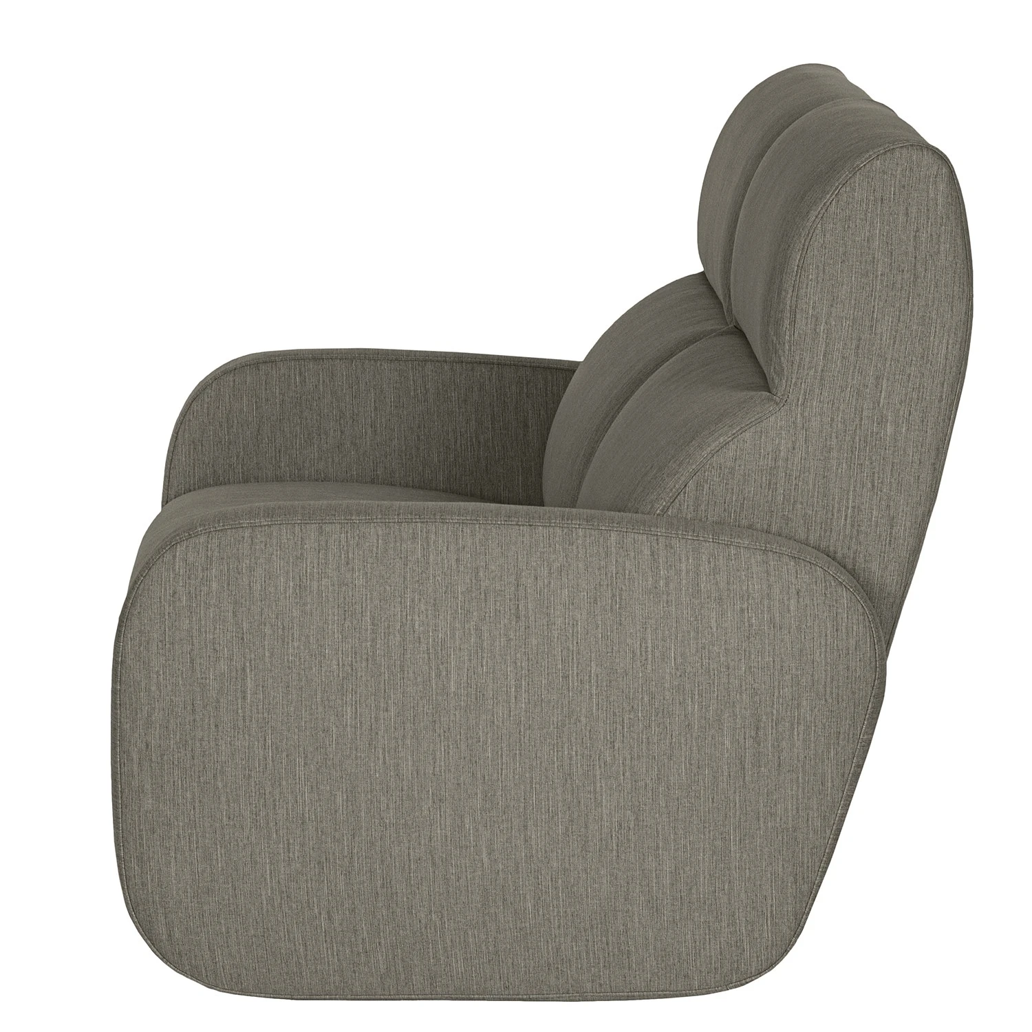 Loftscape Sofa Mezin I (2-Sitzer) - Samt - Webstoff Meara: Grau 4 Loftscape Sofa Mezin I (2-Sitzer) - Samt - Webstoff Meara: Grau – Bild 4