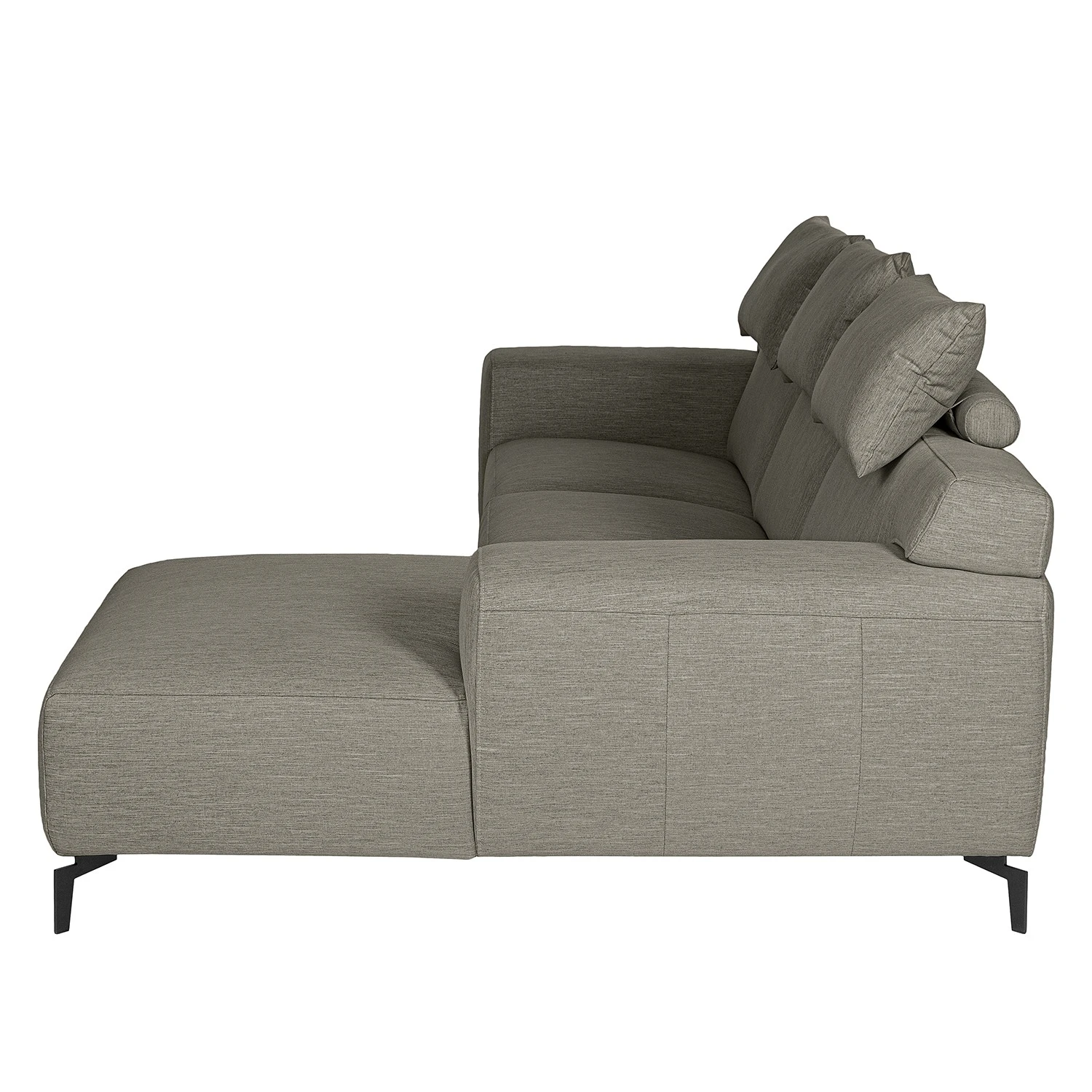 Loftscape Ecksofa Manot I - Webstoff - Grau - Longchair davorstehend rechts - Sitztiefenverstellung 7 Loftscape Ecksofa Manot I - Webstoff - Grau - Longchair davorstehend rechts - Sitztiefenverstellung – Bild 7