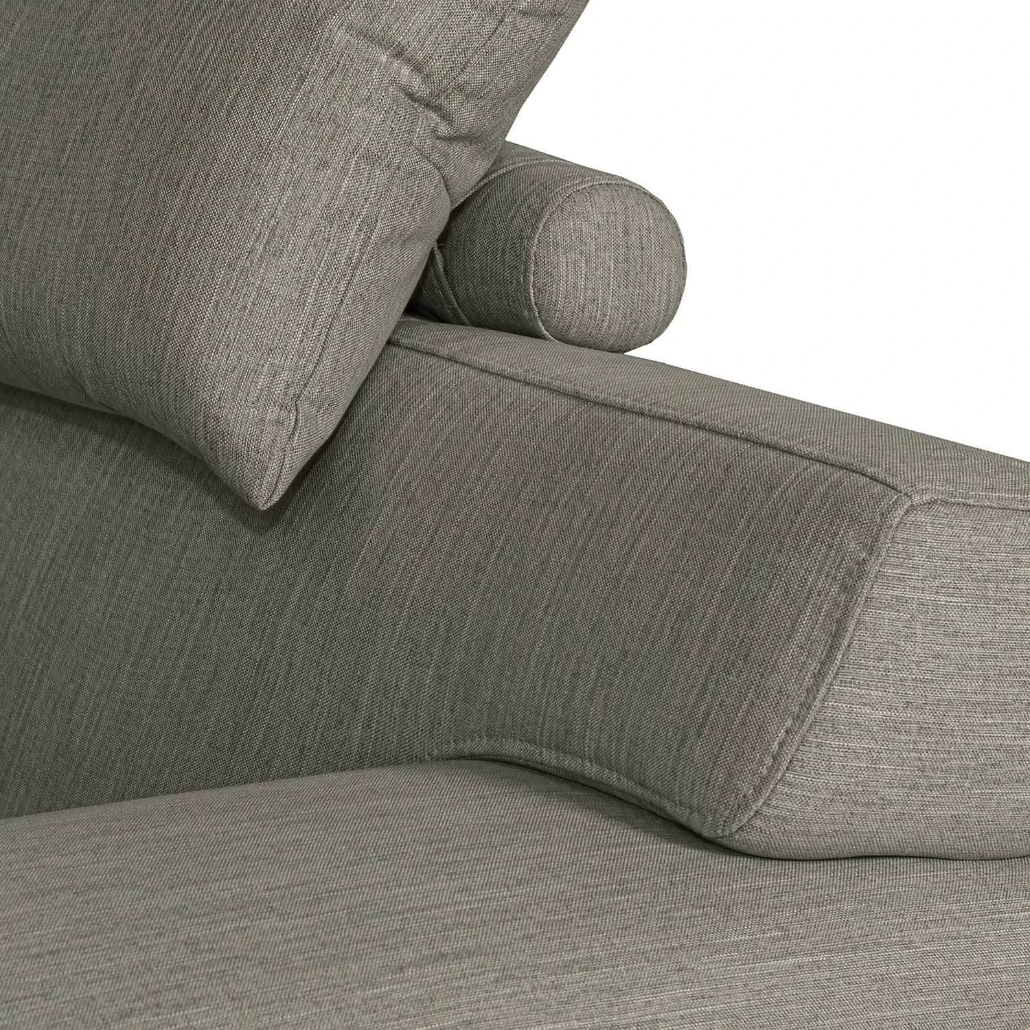 Loftscape Ecksofa Manot I - Webstoff - Grau - Longchair davorstehend rechts - Sitztiefenverstellung 11 Loftscape Ecksofa Manot I - Webstoff - Grau - Longchair davorstehend rechts - Sitztiefenverstellung – Bild 11