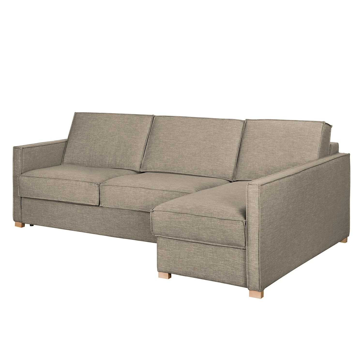 Fredriks Ecksofa Posio - Webstoff - Matt Sandgrau - Longchair davorstehend rechts 4 Fredriks Ecksofa Posio - Webstoff - Matt Sandgrau - Longchair davorstehend rechts – Bild 4