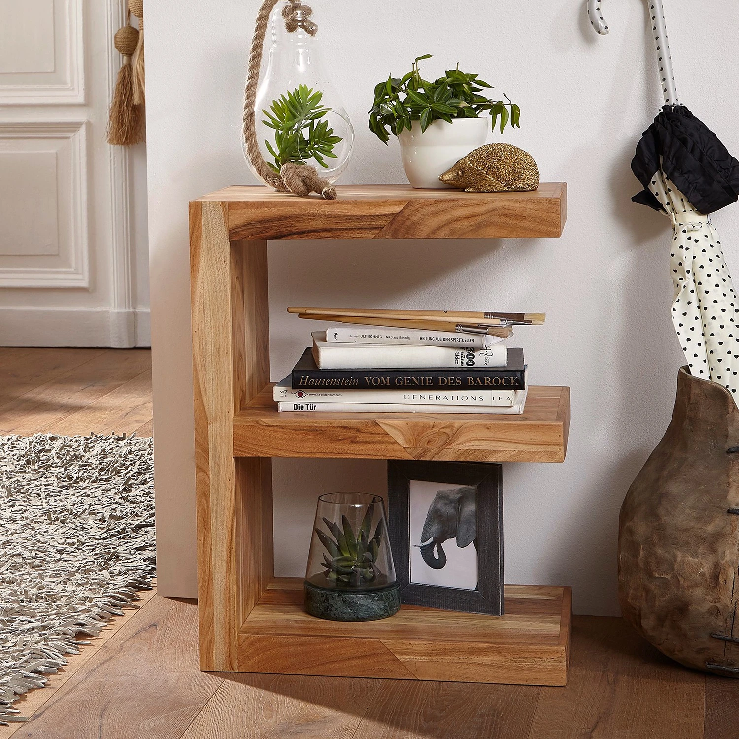 Naturoo Beistelltisch Woodfin II - Akazie massiv 3 Naturoo Beistelltisch Woodfin II - Akazie massiv – Bild 3