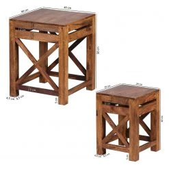 Naturoo Beistelltisch Ridgely (2er-Set) - Sheesham massiv 11 Naturoo Beistelltisch Ridgely (2er-Set) - Sheesham massiv -Wohnzimmermöbel boutique en ligne 1000194233 200108 10052000196 SKETCH DETAILS P000000001000194233 sketch