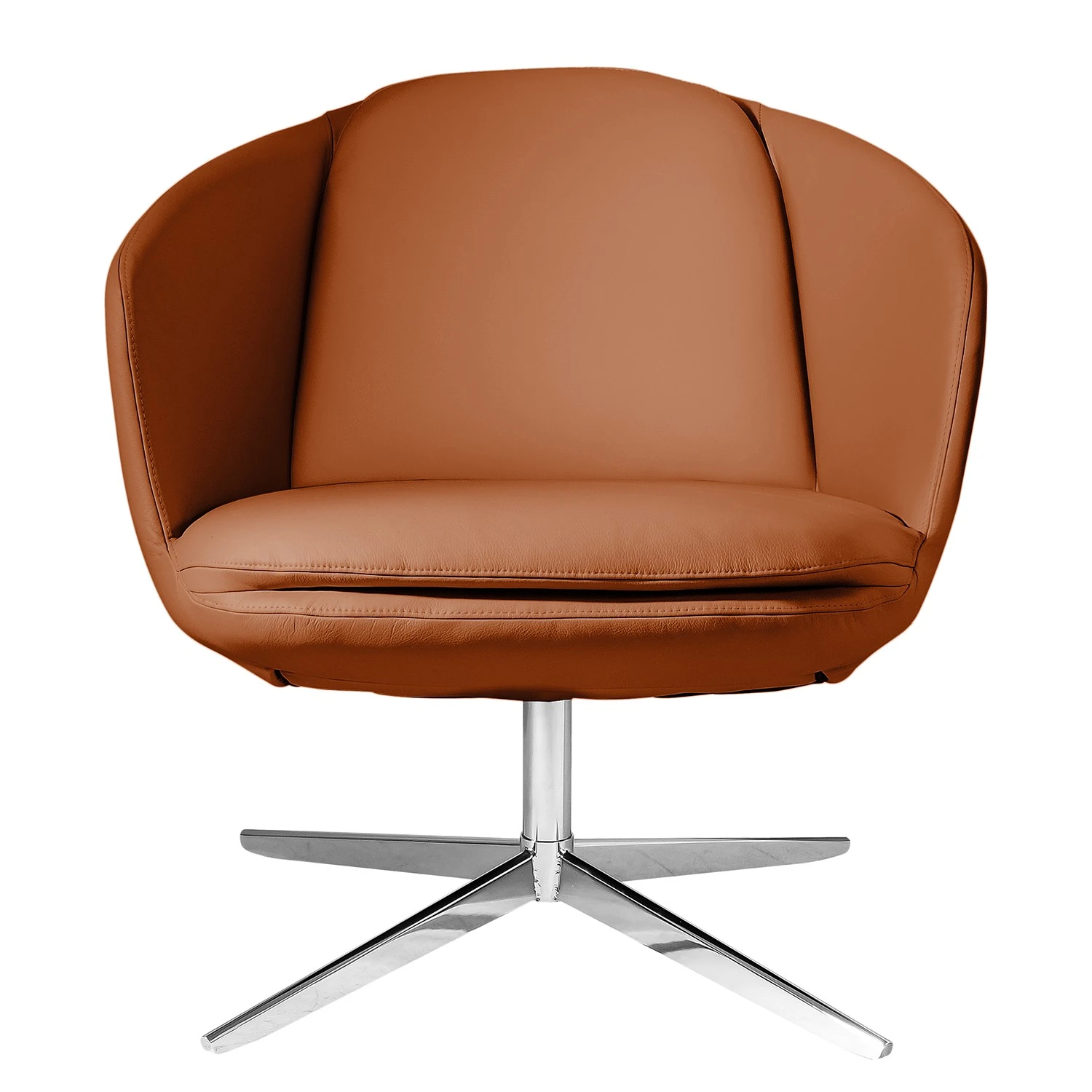 Fredriks Sessel Monsac III - Echtleder - Goldbraun 3 Fredriks Sessel Monsac III - Echtleder - Goldbraun – Bild 3