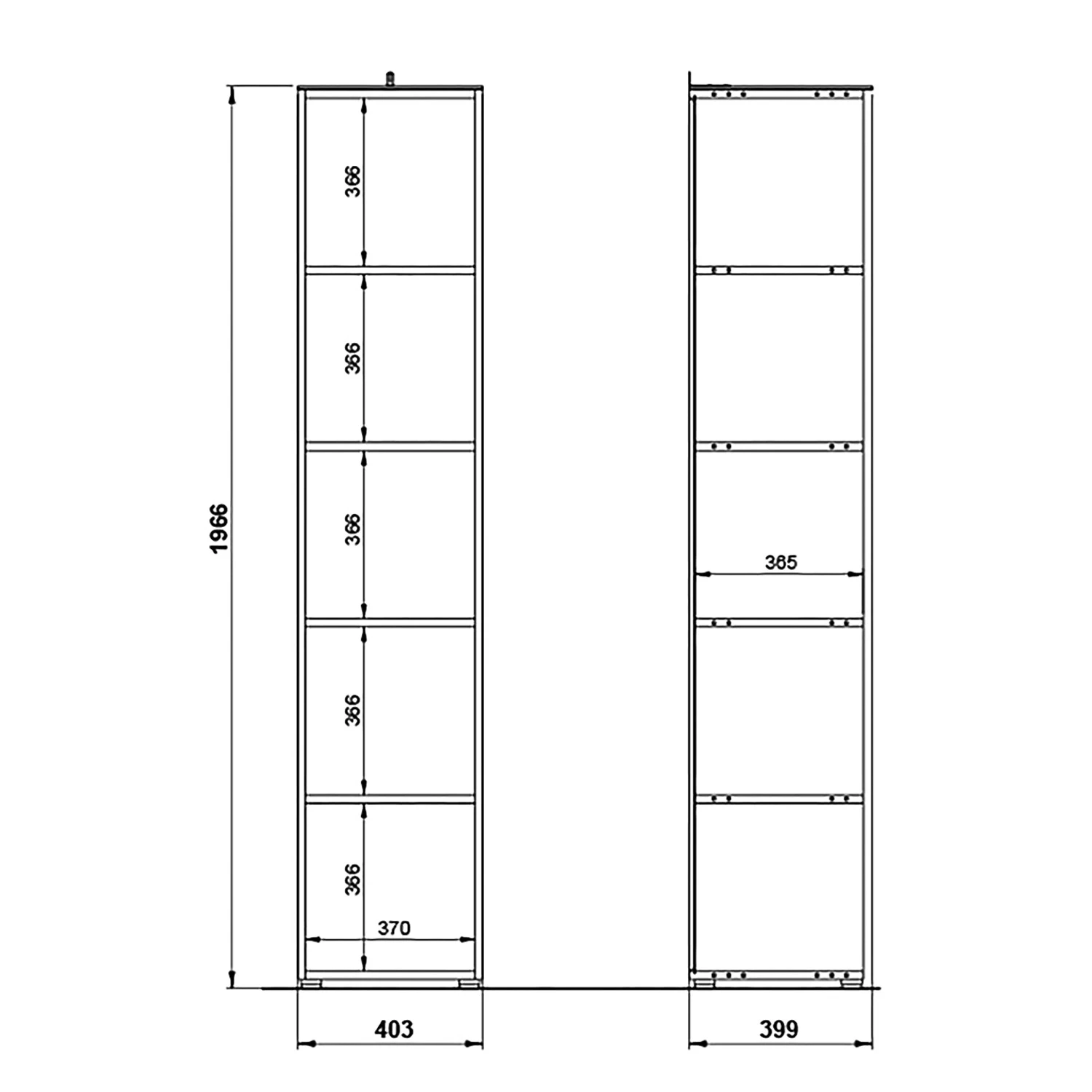 Germania Aktenregal Ancona II - Kaschmir / Nussbaum Dekor 6 Germania Aktenregal Ancona II - Kaschmir / Nussbaum Dekor – Bild 6